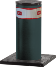 Anti-terrorist hydraulic bollard with incorporated hydraulic control unit. Suitable for protecting sensitive sites, thanks to the special “SD” version, which keeps the shaft raised in case of a power failure and with public installations where, in the standard version, the shaft lowers automatically with no power.

 Catalog (PDF)