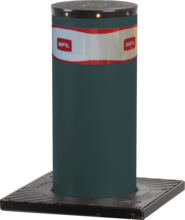 Fixed bollards are used to prevent access for long periods. Bolted to the ground, their purpose is to block an access point or a road. They can integrate the use of automatic or semi-automatic bollards.