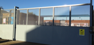 Single leaf swing gate installed by Ursa Gates