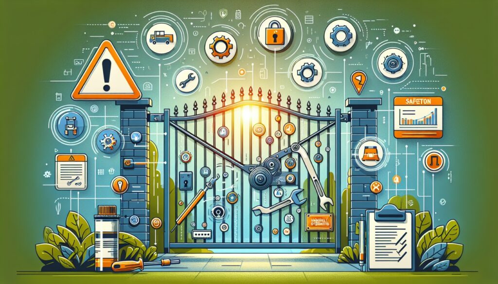 Summary of key points for operating electric gates manually