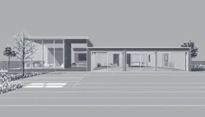 An illustration depicting various types of sliding gates.